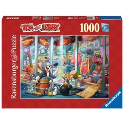 Afbeelding van Ravensburger puzzel Tom and Jerry Hall Of Fame Legpuzzel 1000 stukjes