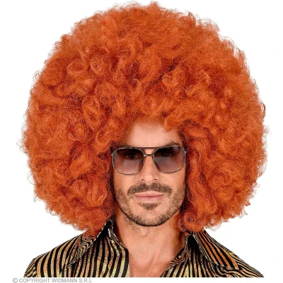 Afbeelding van Widmann Pruik reuze afro, krullende pruik, kunsthaar, disco fever, jaren &#039;70, themafeest, carnaval