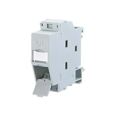 Afbeelding van Metz Connect 1309427103 E Netwerkdoos DIN rails CAT 6 Lichtgrijs