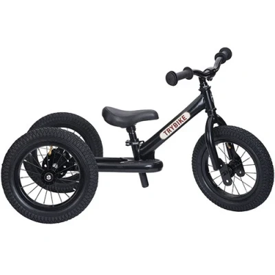 Afbeelding van Trybike steel 2 in 1 loopfiets zwart