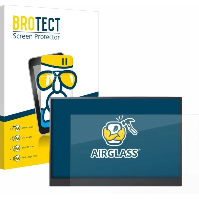 Afbeelding van BROTECT Screenprotector voor LG gram +view 16MR70 draagbare monitor Folie Beschermfolie Beschermglas transparant
