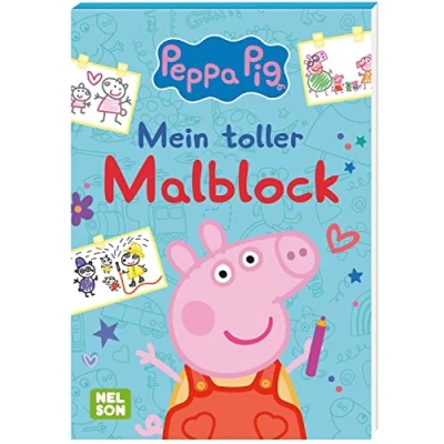 Afbeelding van Peppa Wutz Ausmalbilder: Mein toller Malblock: Kinderbeschäftigung ab 3
