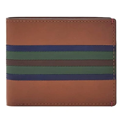 Afbeelding van Fossil Bronson Portemonnee, Heren, Maat: One Size, Brown