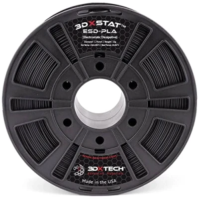 Afbeelding van 3D Xtech PLA2010750BK0 3DXSTAT Conductive ESD Filament PLA kunststof Geurarm, Slagvast 1.75 mm 750 g Zwart 1 stuk(s)