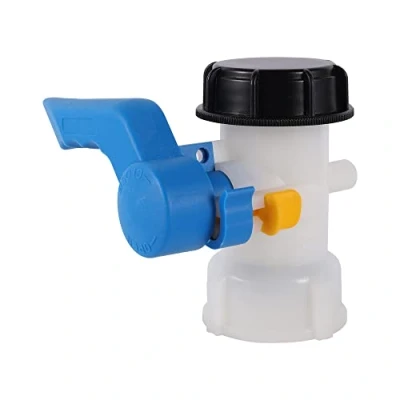 Afbeelding van FOGWOWO IBC Tankadapter, 60 mm, import naar klepkraan, ventiel voor regenwatertank, regenton, jerrycan, container