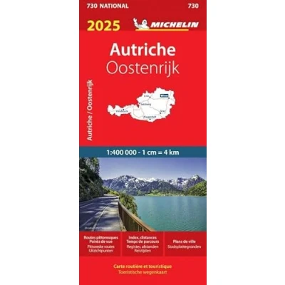 Afbeelding van Nationale kaarten Michelin Wegenkaart 730 Oostenrijk 2025