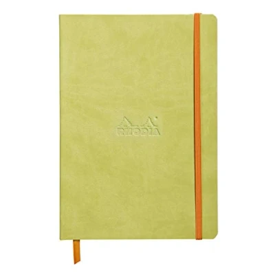 Afbeelding van Rhodiarama Softback notitieboek, A5 gestippeld Anijs Groen