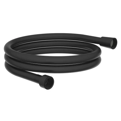Afbeelding van SCHÜTTE doucheslang 1,5 m zilver, met bescherming tegen verdraaiing, douche 150 cm lengte van kunststof, universele aansluiting, zilver