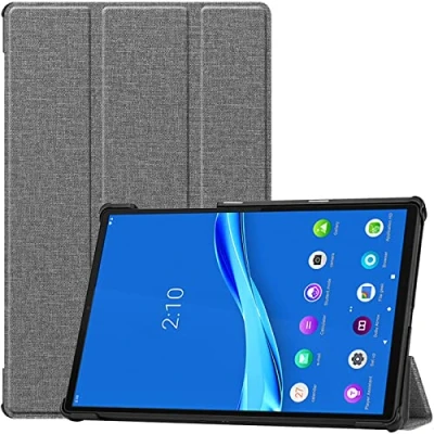 Afbeelding van ProCase Hoes voor Lenovo Tab M10 Plus (TB X606F), Slim Smart Cover Folio Case 10.3 Inch Android Tablet 2020 Uitgebracht Lichtgrijze