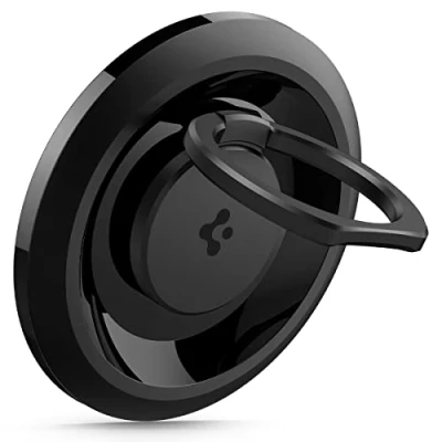 Afbeelding van Spigen O Mag Magnetische Telefoonhouder voor MagSafe, 360 Roterende Telefoongreep Ontworpen iPhone 14 Pro Max, Pro, 14, Plus, 13 en 12 modellen Zwart
