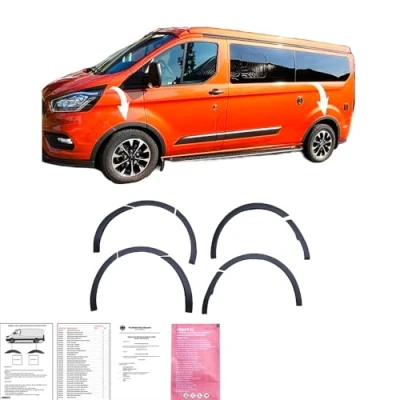 Afbeelding van ONEWAY AUTO ACCESSORIES Wielloopbescherming spatbordverbreding voor Ford Transit Custom 2018+