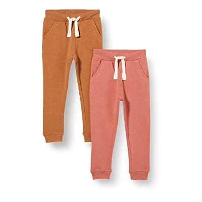 Afbeelding van Minymo Basic Solid Zbasic MPACK2 Trainingsbroek voor kinderen, Maat: 140, Canyon rose