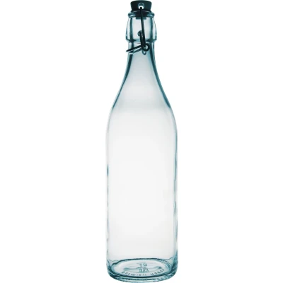 Afbeelding van Bormioli Rocco beugelfles/weckfles transparant glas 1 liter Weckpotten
