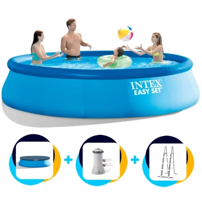 Afbeelding van Zwembad Intex Easy Set 457 x 107 cm Met Hydro Aeration