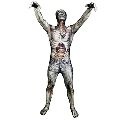 Afbeelding van Morphsuits MLMZOM Volwassen Morph Monsters en Urb legendes Zombie Sized kostuum, M