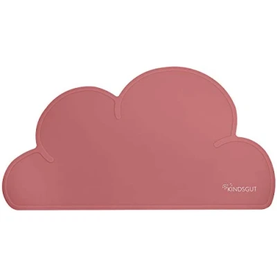 Afbeelding van Kindsgut placemat wolk, placemat, onderlegger in een kindvriendelijk ontwerp en subtiele kleuren, BPA vrij, tafelmatje, roze