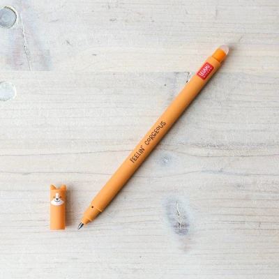 Afbeelding van Legami Uitwisbare gelpen Corgi zwarte inkt