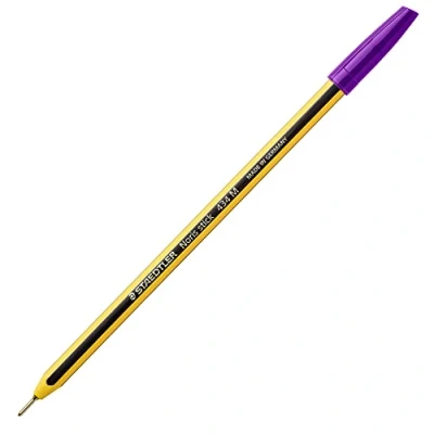 Afbeelding van STAEDTLER Pack van 10 balpen Noris Stick kleur violet