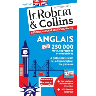 Afbeelding van Dictionnaire Le Robert &amp; Collins Poche Plus anglais et sa version numérique à télécharger PC Nouvelle édition