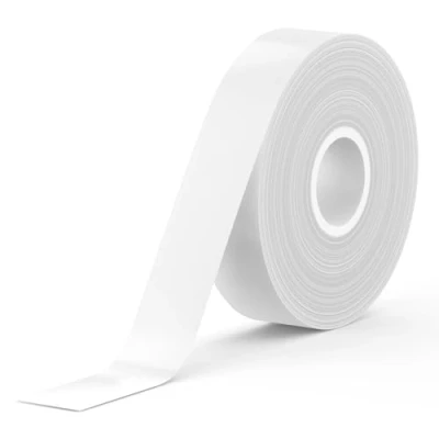 Afbeelding van SUPVAN E10 Zelfklevende Etiketten, Multifunctionele Thermische Etiketten voor Thuiskantoren Scholen, Compatibel met E10/E16 Etikettenprinters, 15 mm*6 m, 1 Rollen (Wit)