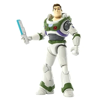 Afbeelding van Mattel Pixar Buzz Lightyear Alpha Suit Speelfiguur