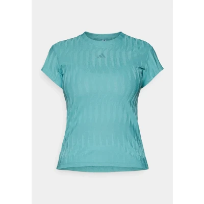 Afbeelding van adidas Performance Freelift TEE Tshirt print, Dames, Maat: XL, Powder teal