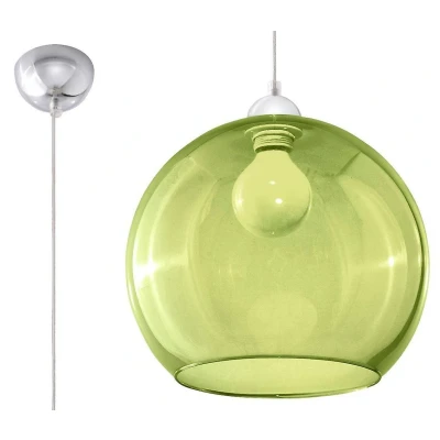 Afbeelding van Sollux Lighting Hanglamp BALL groen