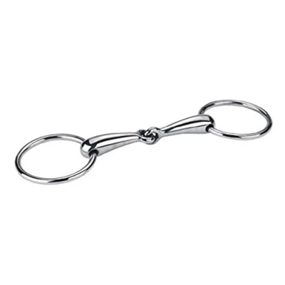 Afbeelding van Kerbl Hoofdstel Bit Watertrens enkelgebroken hol Rvs 12,5cm