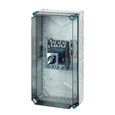 Afbeelding van Hensel vermogensschakelaarkast 160a 3 polig bm3 300x600mm pe nul klem mi 7431
