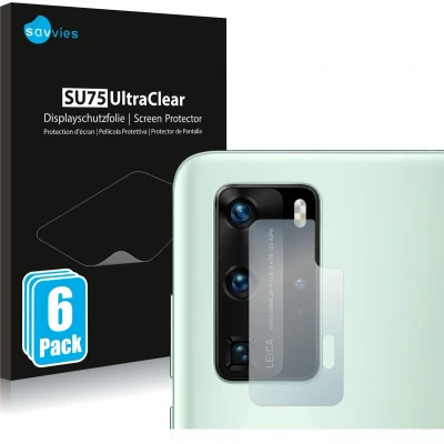 Afbeelding van Savvies (6 Stuks) Schermbeschermer voor Huawei P40 Pro (ALLEEN Camera Lens) Screen Protector Ultra Transparant