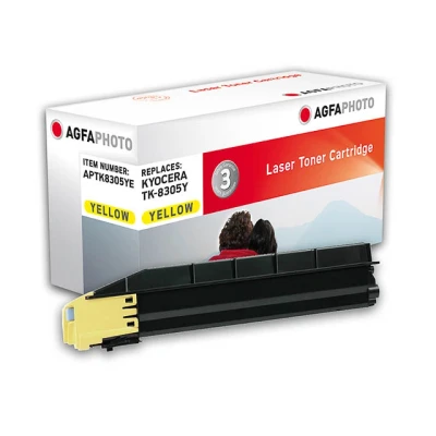 Afbeelding van APTK8305YE AP Kyocera TK8305Y TA toner geel rebuilt 15000pagina&#039;s