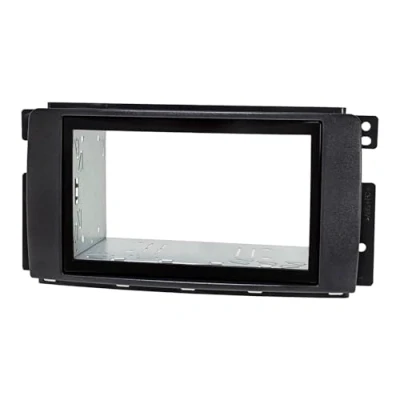 Afbeelding van tomzz Audio 2451 038 Dubbele Din Radio installatie frame Set geschikt voor Smart fortwo 451 forfour 454 black met installatiekit