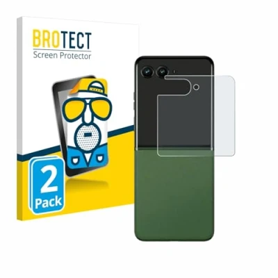 Afbeelding van BROTECT (2 Stuks) Antireflecterende Beschermfolie voor Motorola Razr 50 (Achterdisplay) Anti Glare Screen Protector, Mat, Ontspiegelend