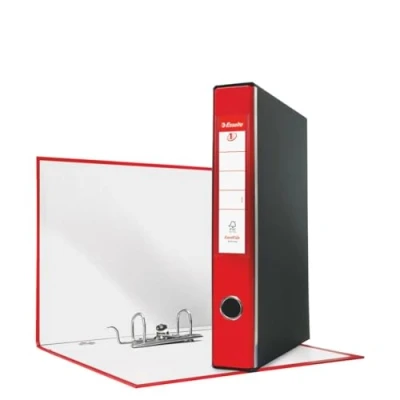 Afbeelding van Esselte Eurofile bindmiddel met hefboom mechanisme en koffer Dorso 5 cm Rood