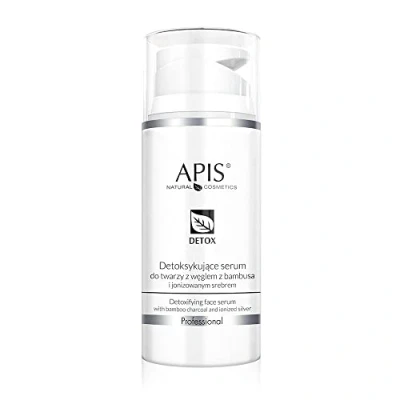 Afbeelding van apis ontgiftend gezichtsserum met bamboe houtskool en geïoniseerd zilver 100ml