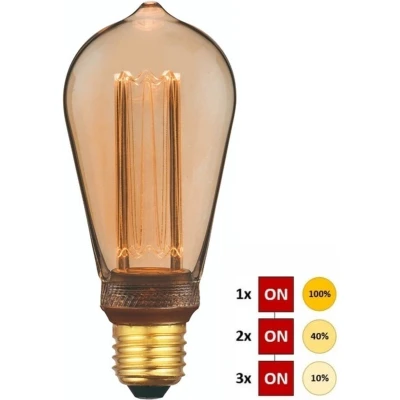 Afbeelding van Freelight Led Lamp Gold 64mm 4.3 Watt incl. Dimmer