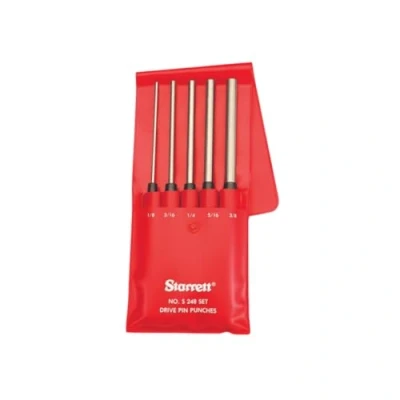Afbeelding van Starrett Splinterdriverset, 5 delig bestaande uit 1 x artikelnummer 248A/B/C/D/E in kunststof hoes S248PC
