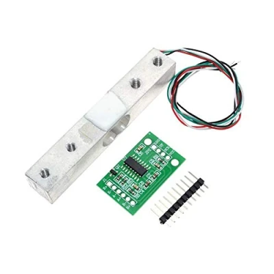 Afbeelding van ICQUANZX HX711 ADC converter breakout module digitale weegcel weegsensor 1KG draagbare elektronische keukenweegschaal, DIYmall voor weegcelgewicht