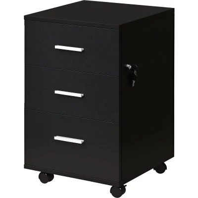Afbeelding van Vinsetto Archiefkast spaanplaat 40x40x62cm Zwart