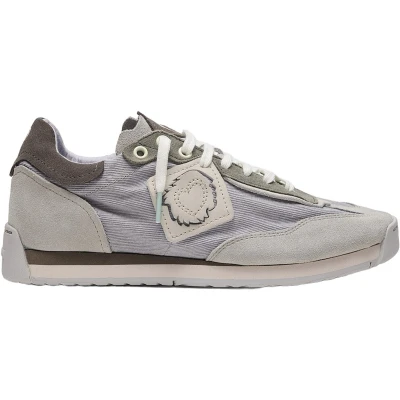 Afbeelding van Satorisan Ensō Gaia Casual Sneakers Unisex Vintage Leer en textiel Kleur Enlightened Grey Maat 37