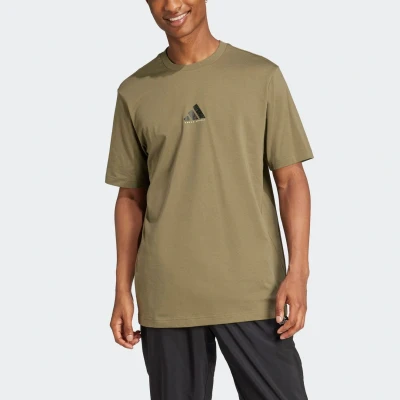 Afbeelding van adidas Sportswear Codes Photoreal Graphic Tshirt print, Heren, Maat: Large, Olive strata