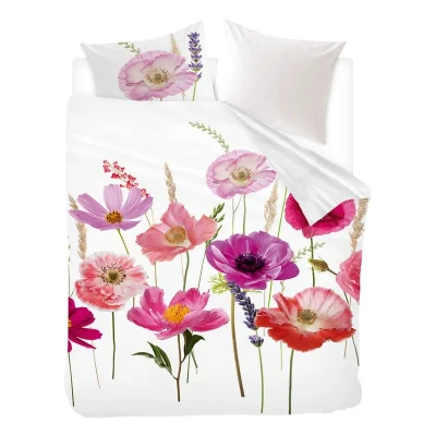 Afbeelding van Snoozing Juli Flanel Dekbedovertrek Lits jumeaux 240x200/220 cm Wit
