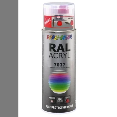 Afbeelding van Dupli Color Ral Acryl 7037 Stof Grijs Hoogglans 400 ml