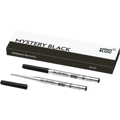 Afbeelding van Montblanc Ballpoint Refills B 2 stuk zwart