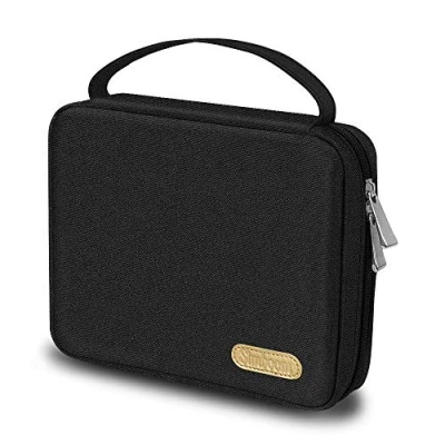 Afbeelding van SIMBOOM Horlogeband Organizer Bag, Uitbreidbaar Draagtas Morsbestendig Nylon Houdt 20 Horlogebanden Opbergtas Case Pouch voor de meeste maten horlogebanden, Pin of Horloges,