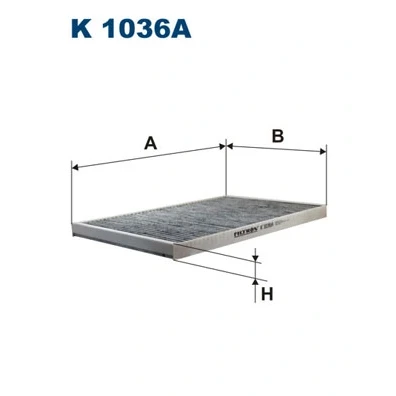 Afbeelding van Filtron Interieurfilter K 1036A