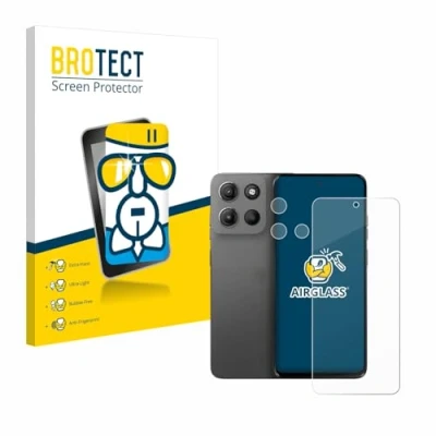 Afbeelding van BROTECT Screenprotector voor Motorola Moto G15 (Voor+Camera) Folie Beschermfolie Beschermglas transparant