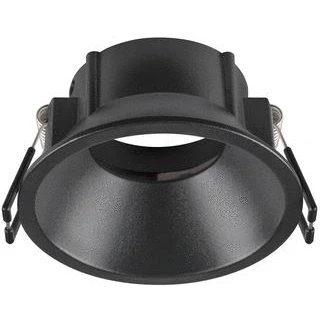 Afbeelding van SLV Inbouwring New Tria 75 rond zwart verdiept zonder fitting 1007488