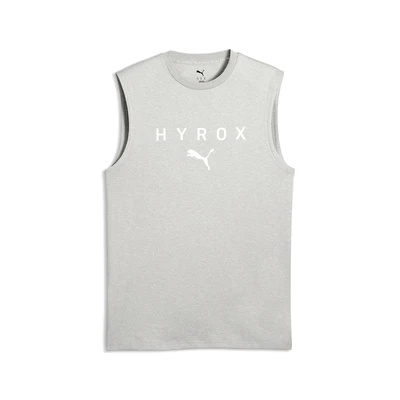 Afbeelding van Puma Hyrox Cutoff TANK Top, Heren, Maat: Small, Light gray heather