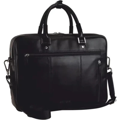 Afbeelding van Leonhard Heyden Montreal Zipped Briefcase 2 Compartments navy blue Laptoptas